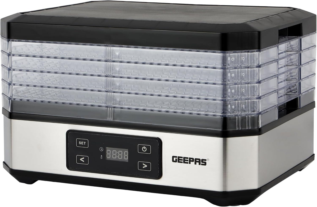 Geepas 500W Digital Food Dehydrator GFD63013N