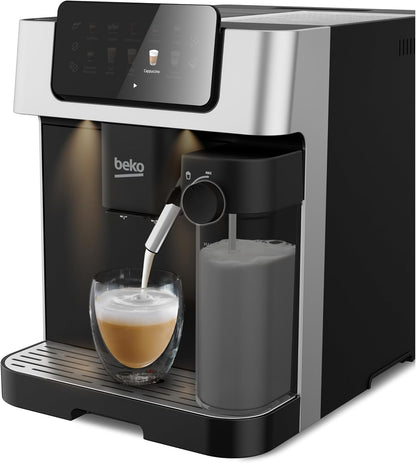 Beko CaffeExperto CEG7304X Bean to Cup Fully Automatic Espresso Machine, Integrated Milk Jug