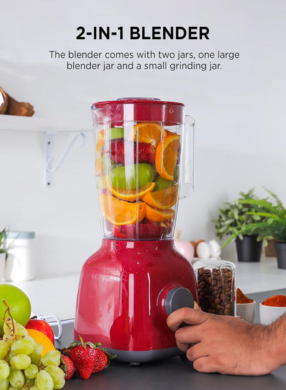 Olsenmark 2-in-1 Juicer Blender Chopper Set OMSB2362N