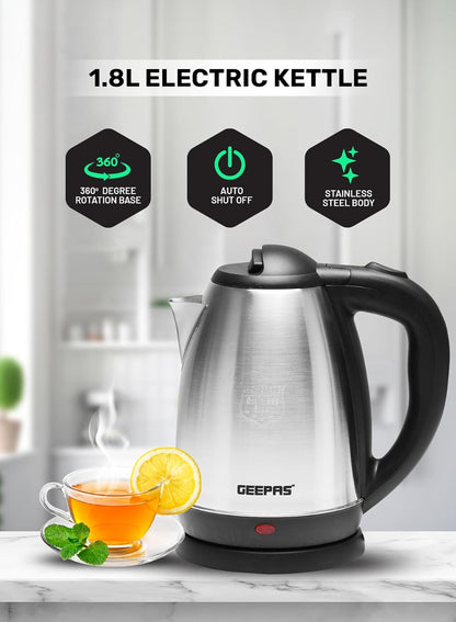 Geepas Stainless Steel Electric Kettle GK5454