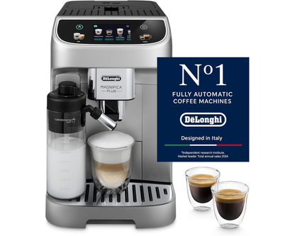 De'Longhi Magnifica Plus ECAM322.70.SB automatic coffee machine front view