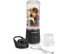 Hamilton Beach Mini Cordless Portable Blender USB Rechargeable 16 oz BLP41