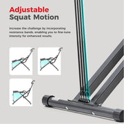 Sunny Health & Fitness Row-N-Ride Plus Squat Assist Machine NO. 077PLUS