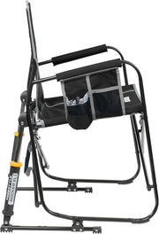 GCI Outdoor Freestyle Rocker XL Folding Chair Black 47010