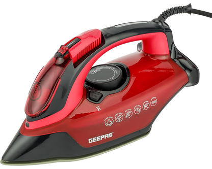 Geepas 3100W Ceramic Steam Iron 350 ml Capacity GSI24026