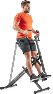 Sunny Health & Fitness Row-N-Ride Plus Squat Assist Machine NO. 077PLUS