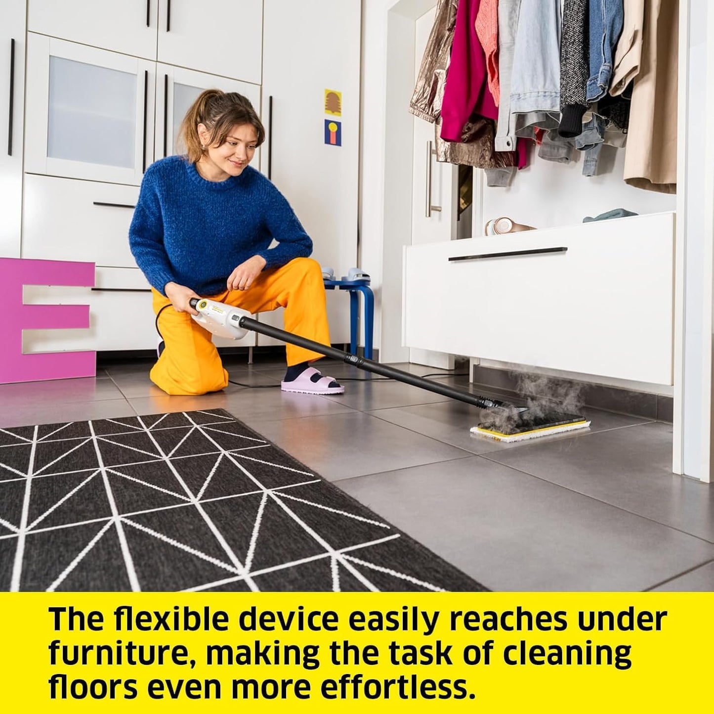 Karcher SC 1 Multi & Up Handheld Steam Cleaner Floor Kit