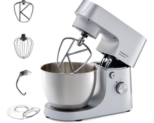 Kenwood HomeBake KHH01.000SI Stand Mixer - 5L Bowl, K-Beater, Whisk, Dough Hook