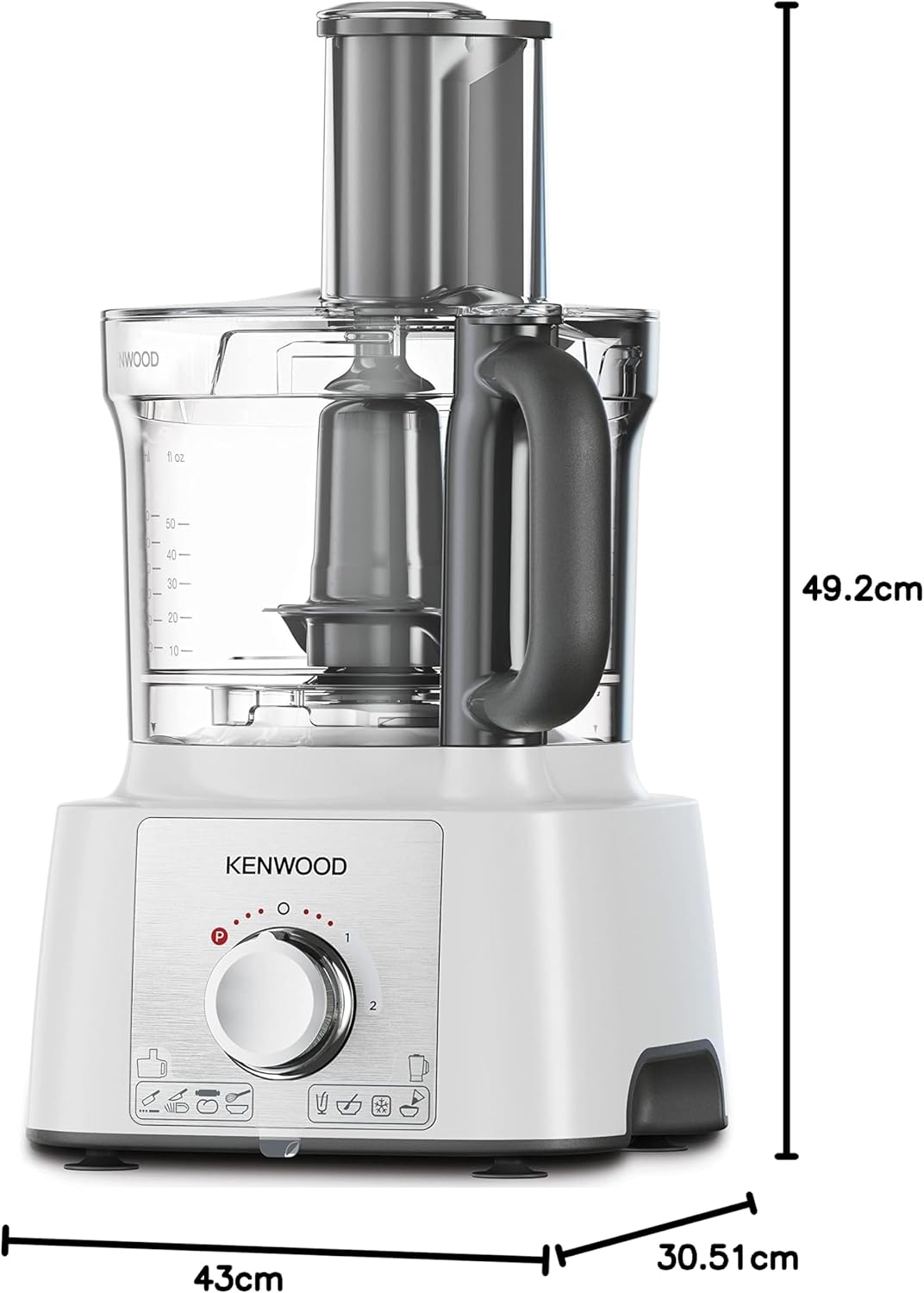 Kenwood FDP65.750WH Multi-Functional Food Processor