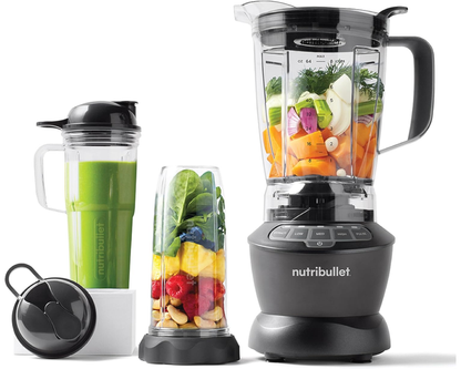 NutriBullet Full Size Blender Combo 1200W - Dark Grey with 9-Piece Set