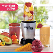 خلاط ومطحنة بقدرة 450 واط طراز MB450، مجموعة استخلاص العناصر الغذائية وتحضير السموذي مكونة من 6 قطع