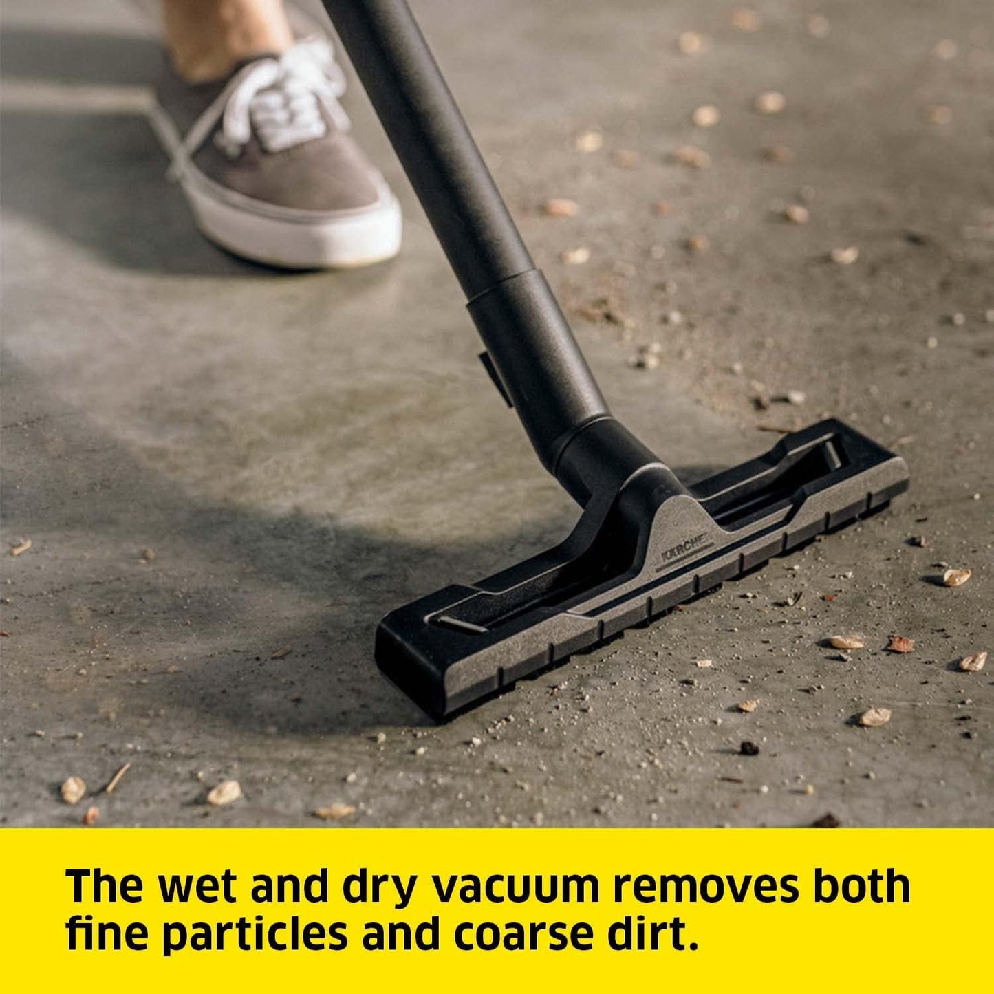 Karcher WD 2 Plus Wet & Dry Vacuum Cleaner - 1000W, 12L Tank