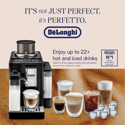 De'Longhi Rivelia Smart Bean Switch Automatic Coffee Machine – EXAM440.55.B (Onyx Black)
