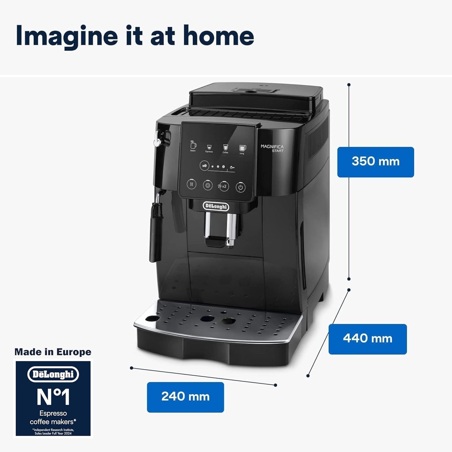 De'Longhi Magnifica Start Fully Automatic Coffee Machine – ECAM222.20.B