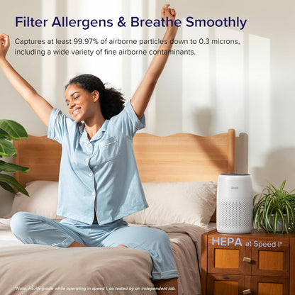 Levoit Core Mini-P Air Purifier LAP-C161 3-in-1 Filter Cleaner with Fragrance Sponge