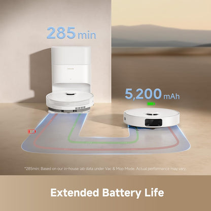 Dreame D20 Plus Robot Vacuum & Mop – 13,000Pa Suction, Self-Emptying
