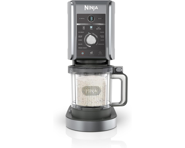 Ninja CREAMi Deluxe NC501ME 10-in-1 Ice Cream & Frozen Drink Maker