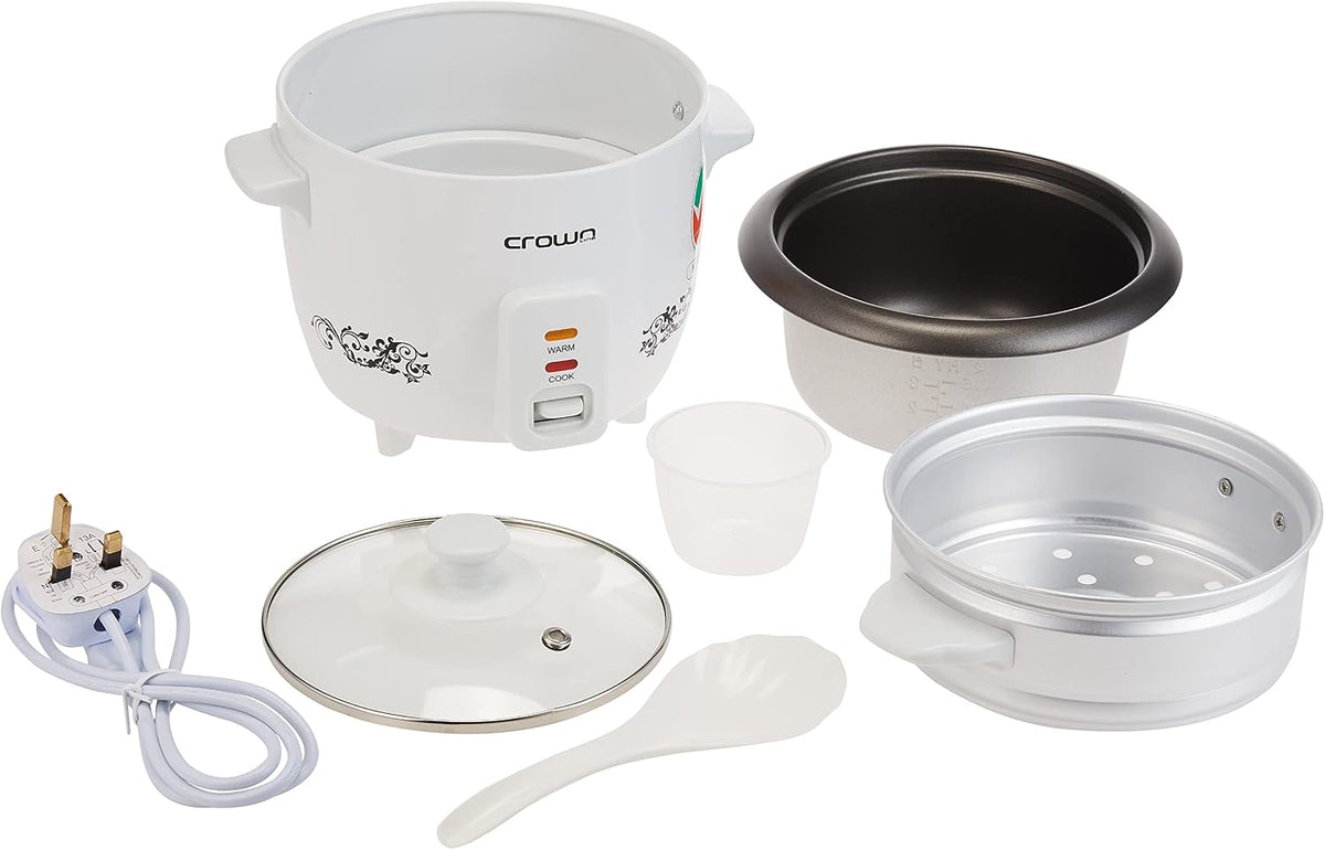Crownline Rice Cooker with Steamer RC-168