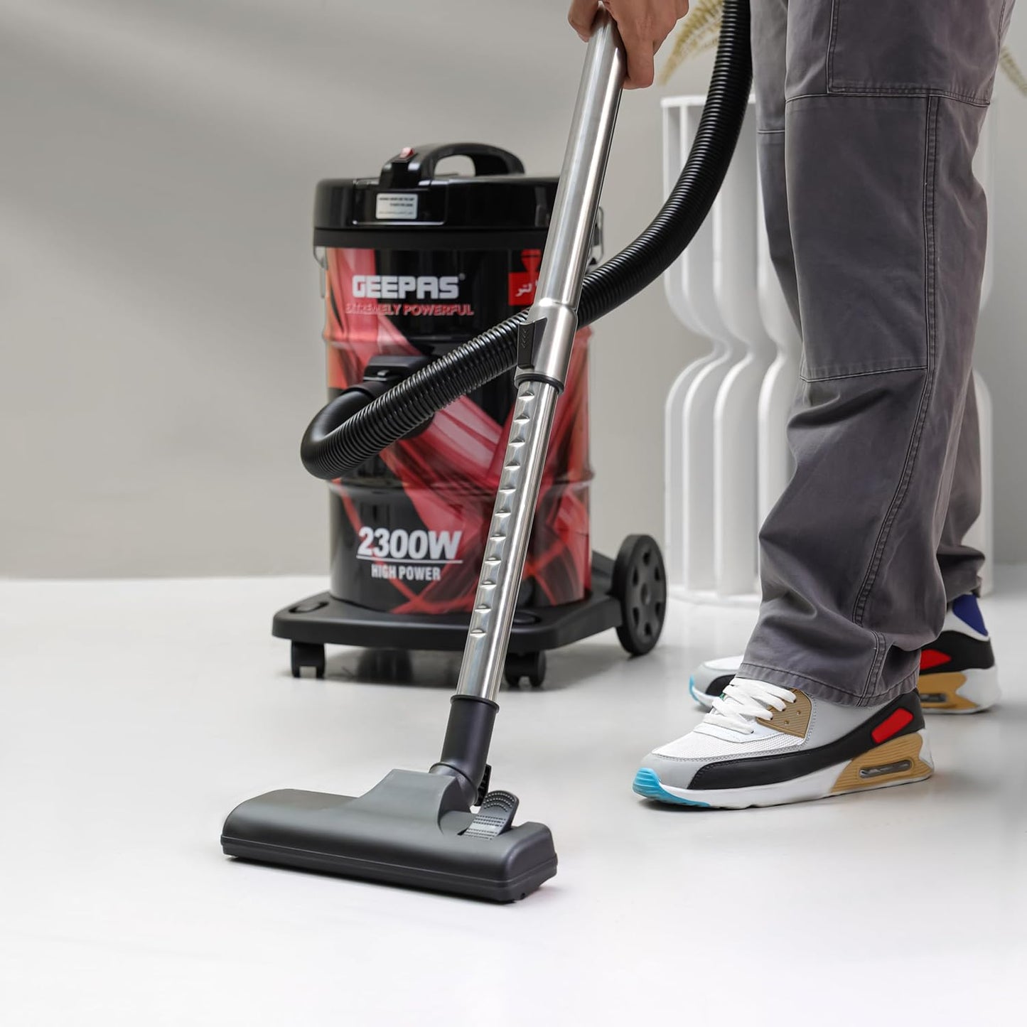 Geepas GVC2598 Drum Vacuum Cleaner - 2300W High Power