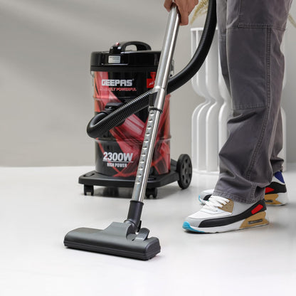 Geepas GVC2598 Drum Vacuum Cleaner - 2300W High Power
