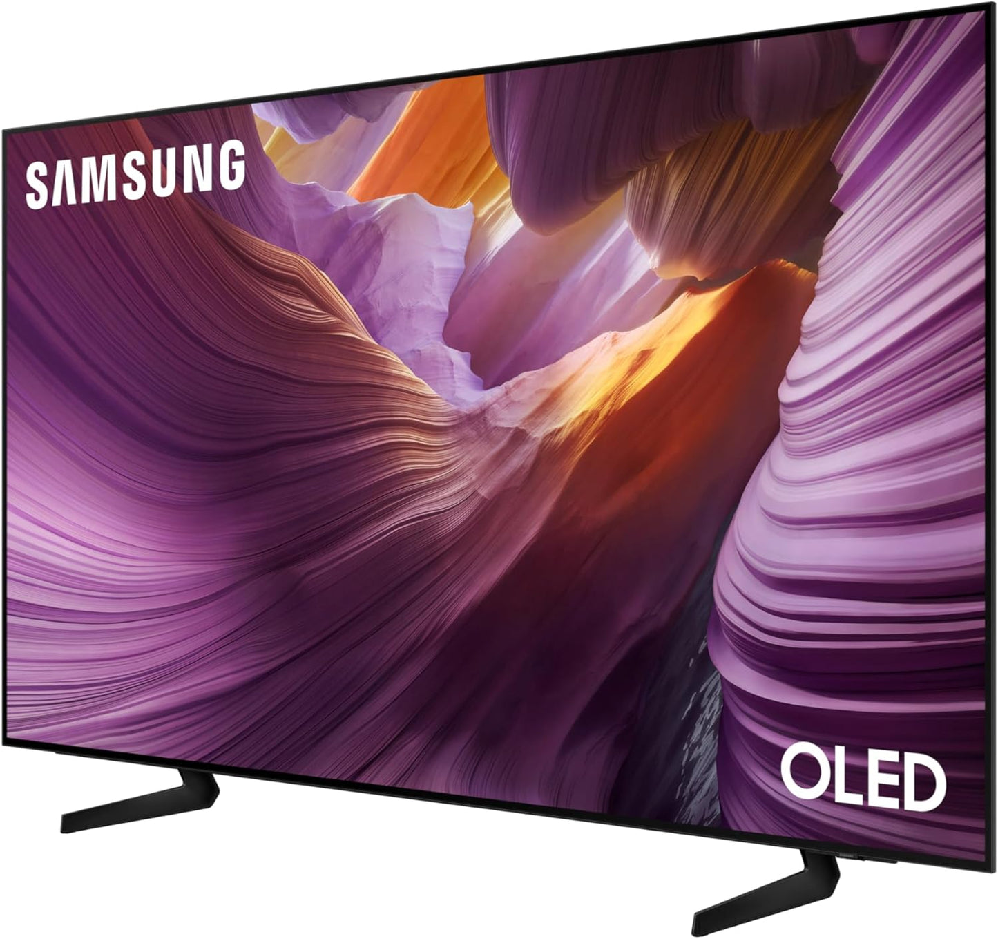 Samsung 77" Class OLED S85F 4K Smart TV with AI Upscaling, OLED HDR, and Tizen OS
