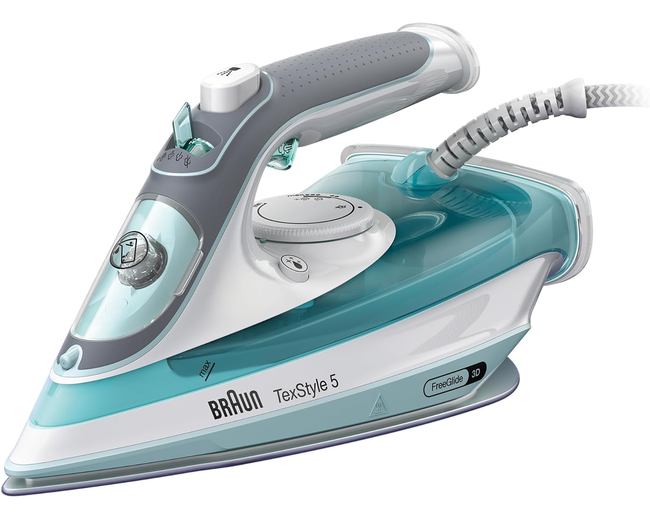 Braun TexStyle 5 Steam Iron FreeGlide 3D Technology 2700 Watts SI 5017