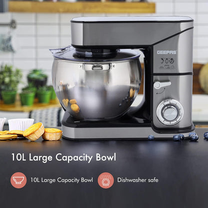 Geepas GSM43041 10L Kitchen Machine Stand Mixer