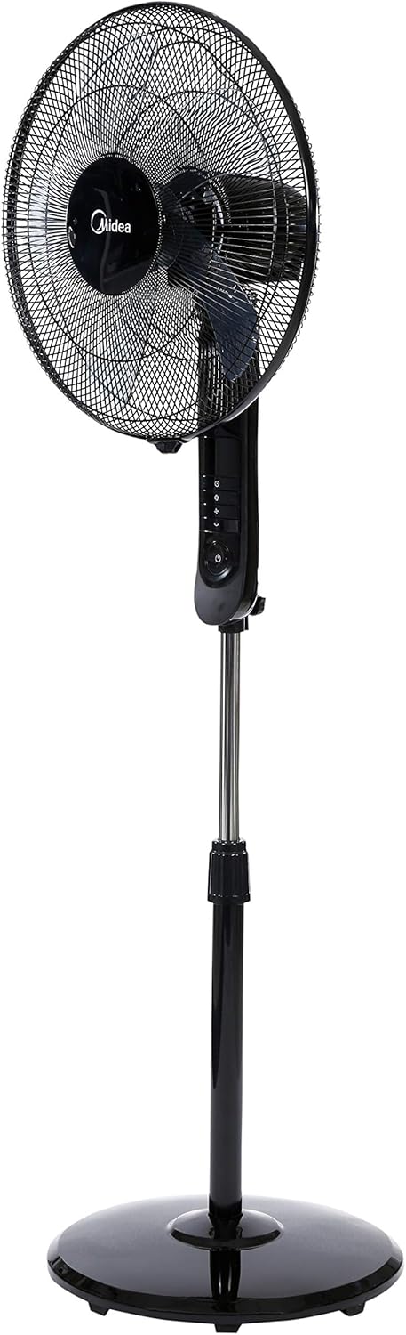 Midea 16'' Pedestal Stand Fan Remote Control, 16 inch, 3 Speed FS40-19K