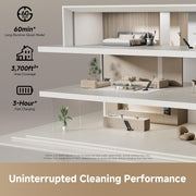 مكنسة وممسحة DREAME H15 Pro CarpetFlex اللاسلكية، مكنسة كهربائية للتنظيف الجاف والرطب بفرشاتين مزدوجتين للأرضيات الصلبة والسجاد
