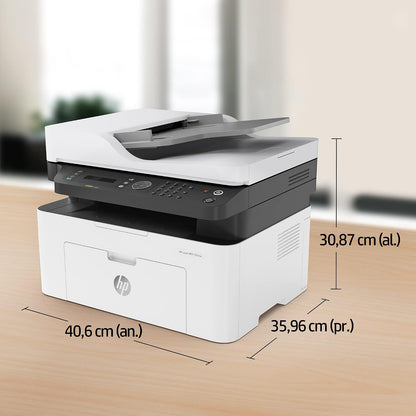 HP Laser MFP 137fnw printer front view
