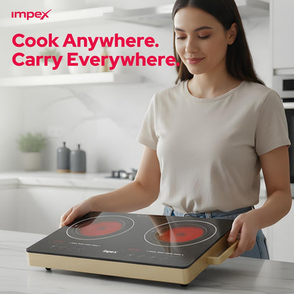 Impex IR2704 Double Infrared Cooktop