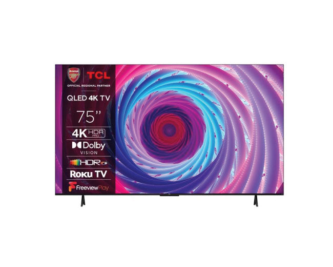 TCL 75 Inch QLED Roku 4K Smart UHD HDR TV 75RC650 