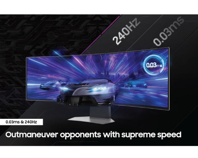 شاشة ألعاب Samsung Odyssey G9 Dual QHD 240Hz مقاس 49 G90C بوصة 49CG950