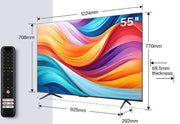 TCL 55 Inch Smart 4K Ultra HD HDR QLED Android TV 55C655K 