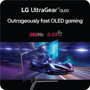 LG 27 Inch UltraGear™ OLED QHD 1440P 240Hz 0.03ms Gaming Monitor 27GS95QE