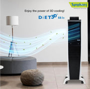 Symphony Diet 3D 55i Tower Air Cooler 55L with Remote 