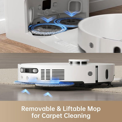 Dreame X40 Ultra Complete Robot Vacuum Cleaner with Mop function 12,000Pa Suction Power, 70°C Mop, Automatic Emptying & Refilling