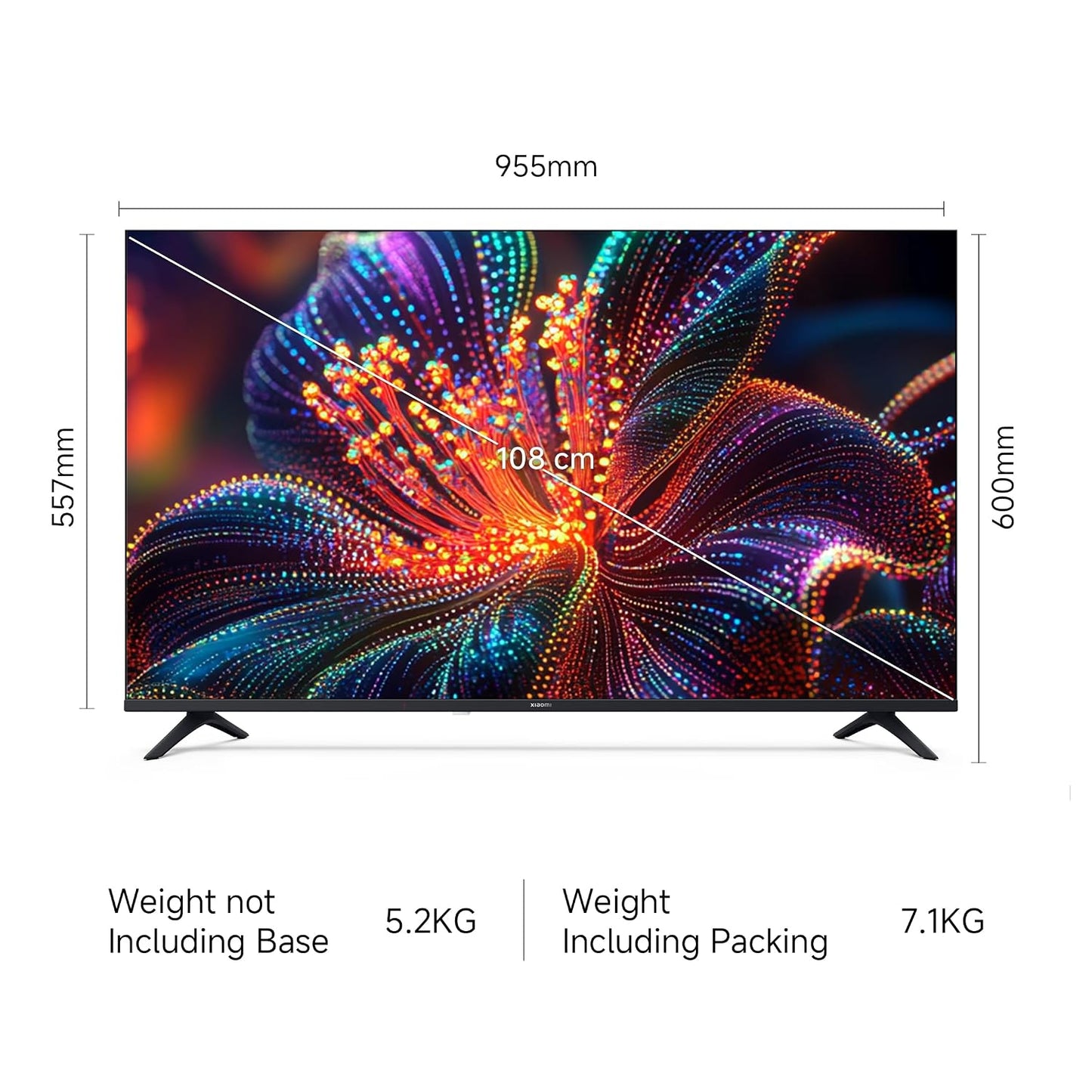 Xiaomi 43 Inch A Pro QLED 4K Smart Google TV L43MB