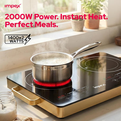 Impex IR2704 Double Infrared Cooktop
