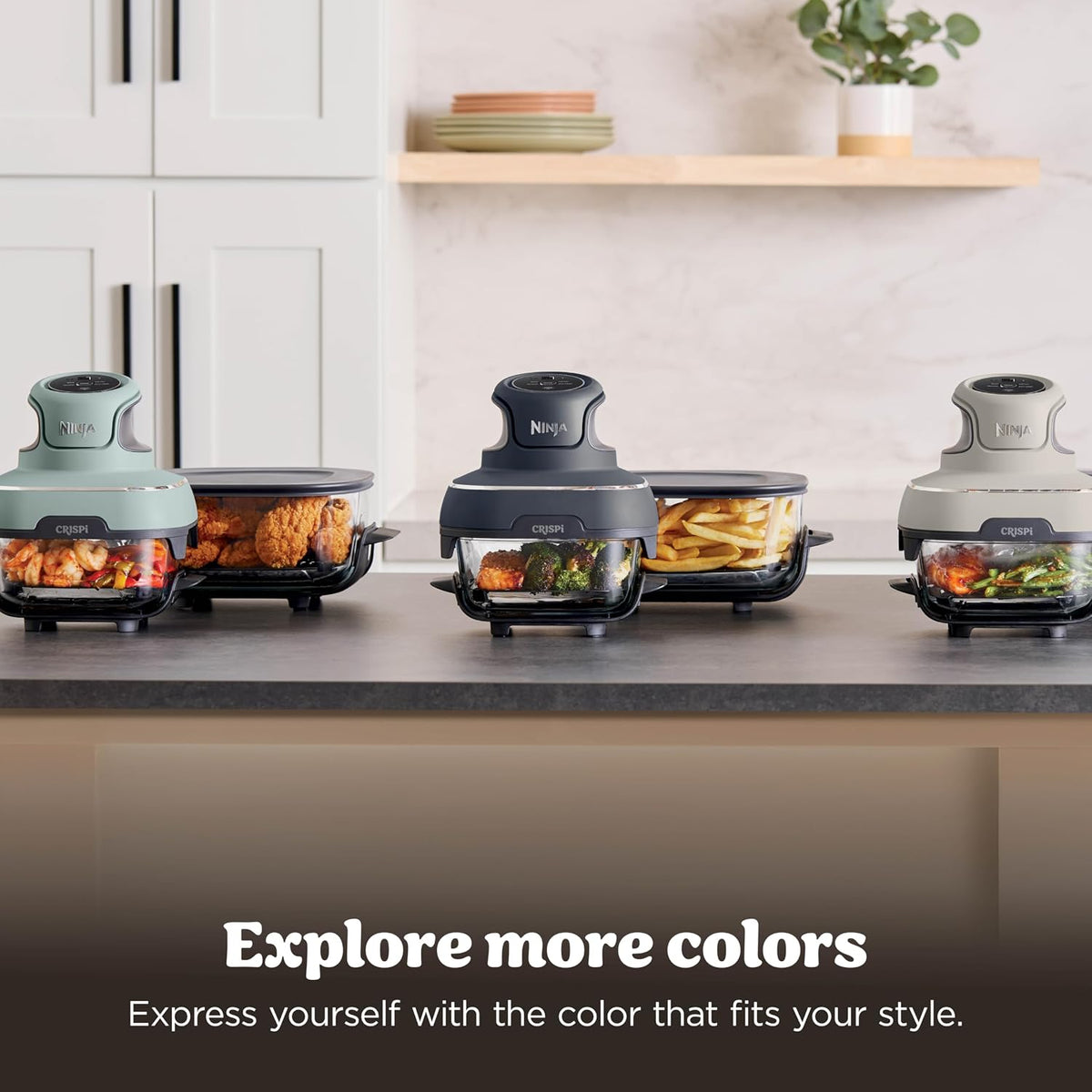 Ninja Crispi 4-in-1 Portable Air Fryer System - Grey
