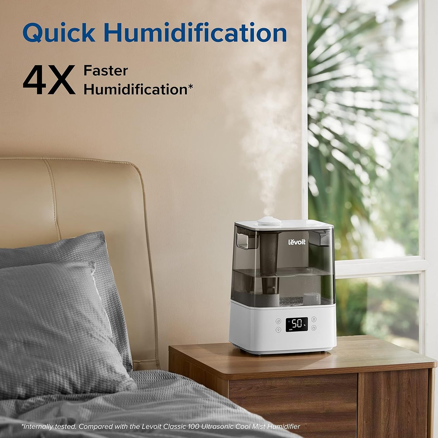 Levoit Classic 300S Ultrasonic Smart Humidifier - 6L Top-Fill, App Control