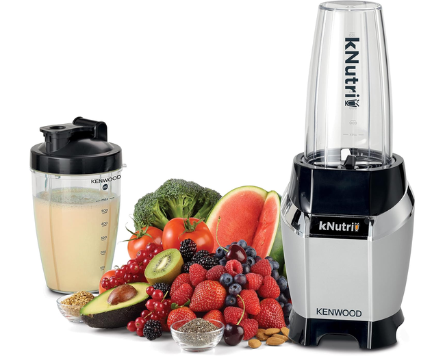 Kenwood Personal Blender BSP70 700Ml & 600Ml Tritan Smoothie2Go Bottle And Lid