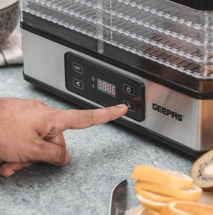 Geepas 500W Digital Food Dehydrator GFD63013N