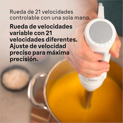 Braun MultiQuick 5 Hand Blender, 1000 Watts, PowerBell VPlus MQ50001M