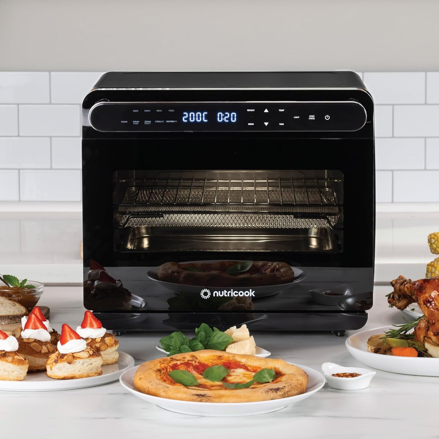 Nutricook ST01 Stainless Steel Convection Air Fryer