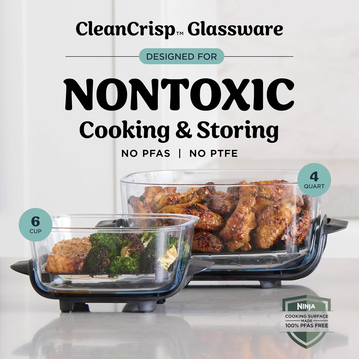 Ninja Crispi 4-in-1 Portable Air Fryer System - Grey