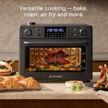 Nutricook Baker's Oven NC-AFTO330K 12-in-1 Air Fryer Toaster Oven 30L Steam Infusion
