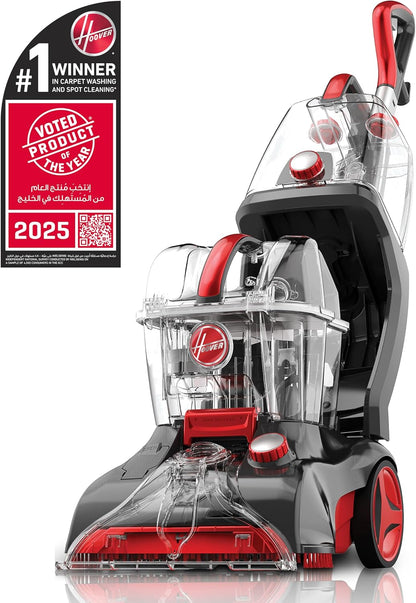 Hoover Carpet & Floor Cleaner Power Scrub Elite with Quick dry and Spin Scrub CWGDH012