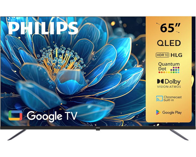 Philips 65 Inch 4K UHD LED Google TV 65PQT8169