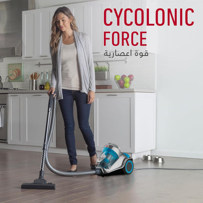 Hoover Power 7 Canister Vacuum Cleaner HC84-P7A-ME - 2400W, 4L